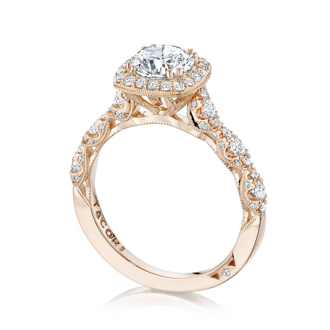 Round Bloom Engagement Ring
