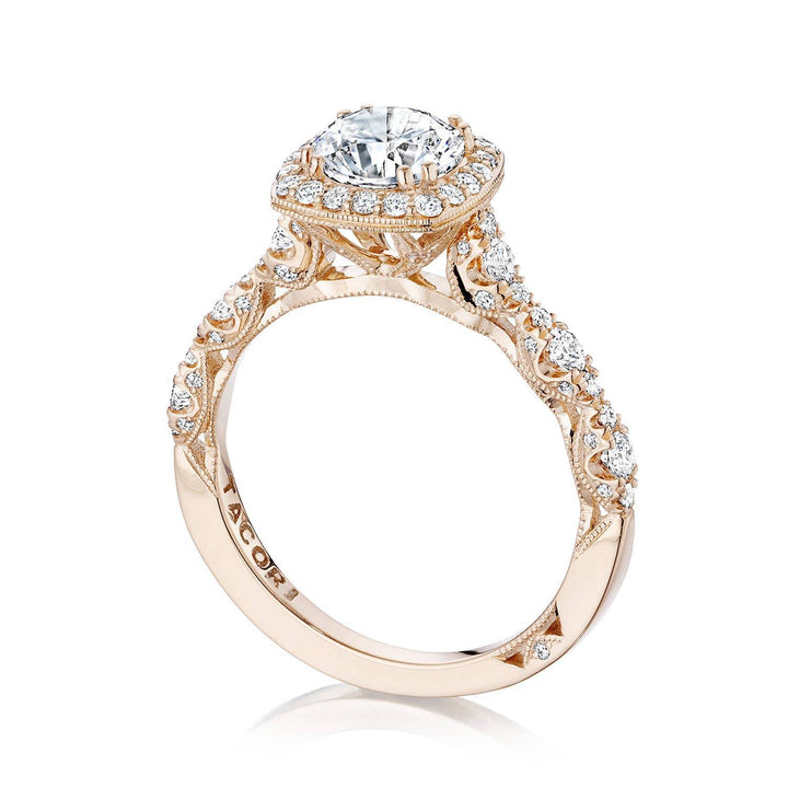 Round Bloom Engagement Ring