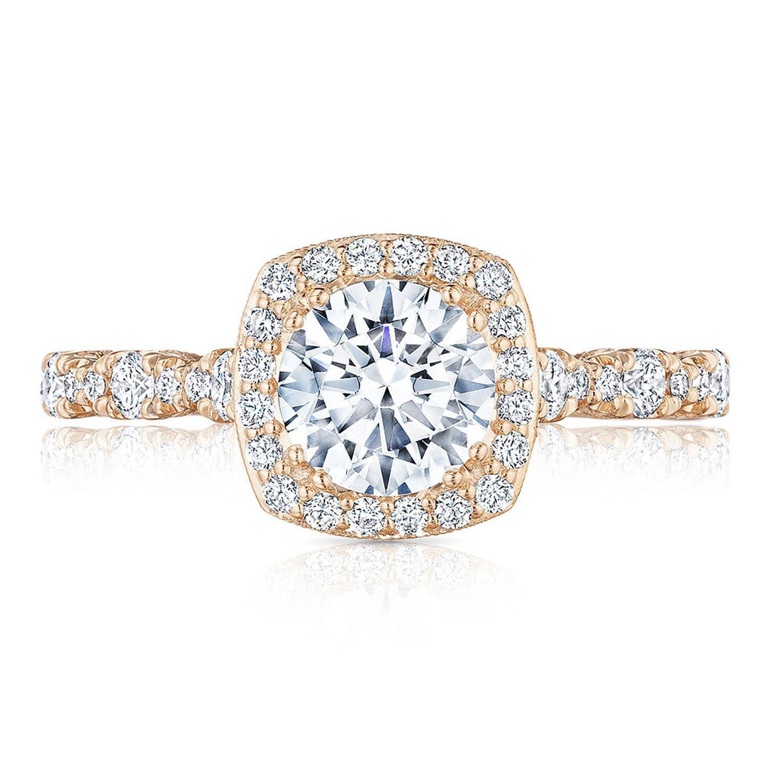 Round Bloom Engagement Ring