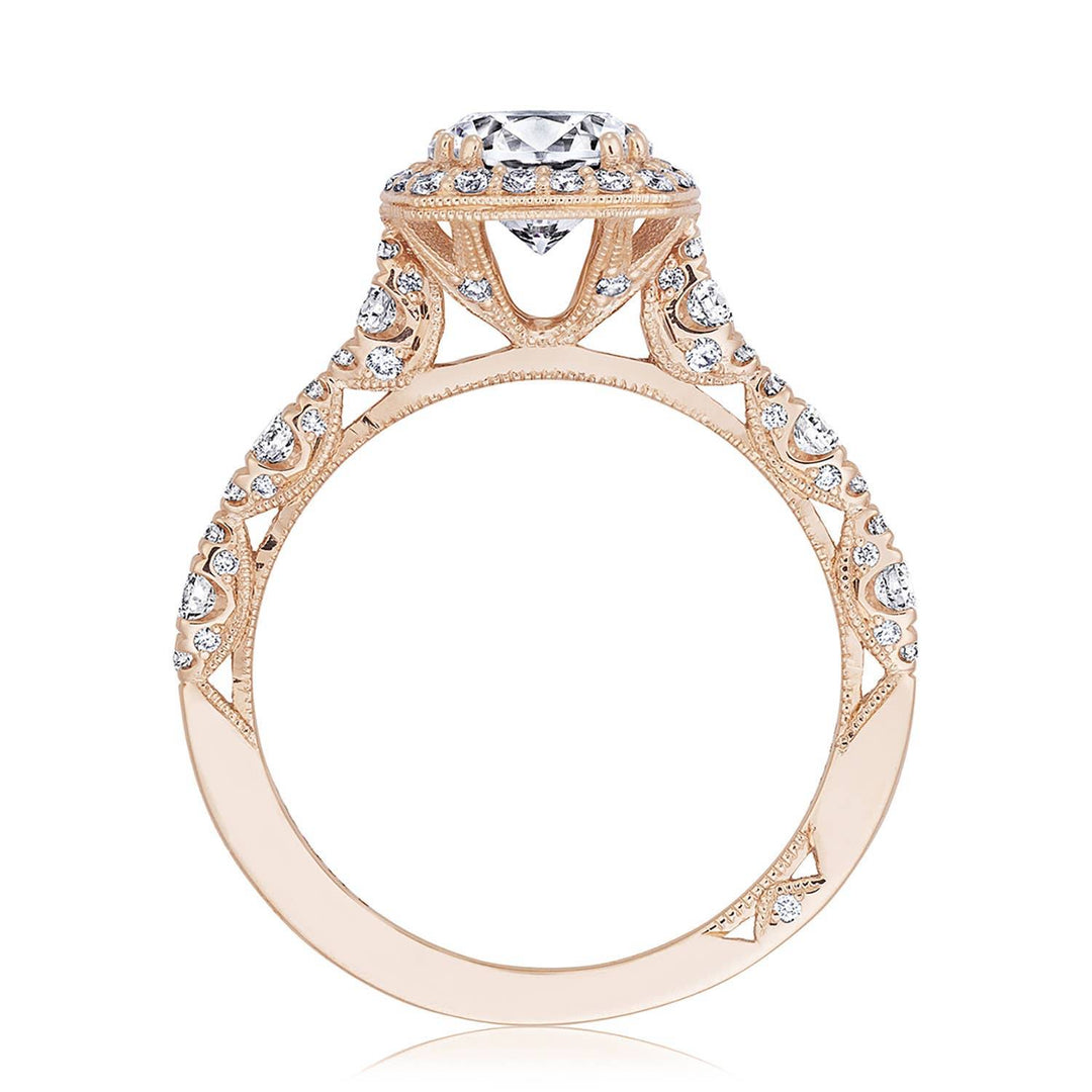 Round Bloom Engagement Ring