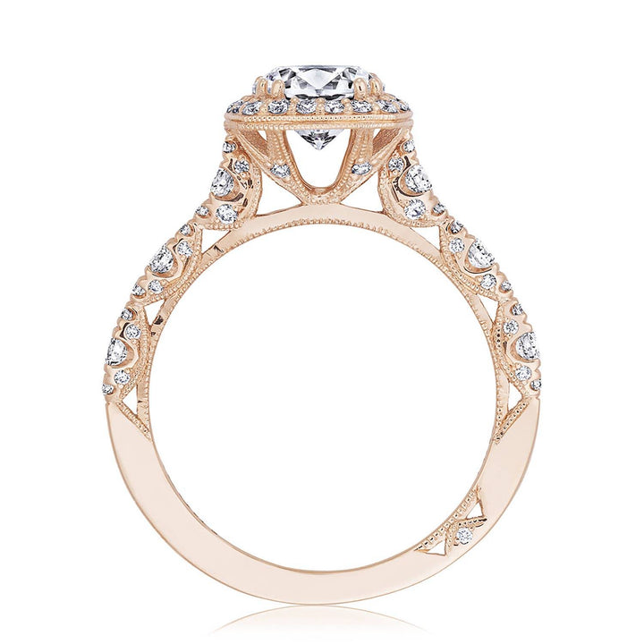 Round Bloom Engagement Ring