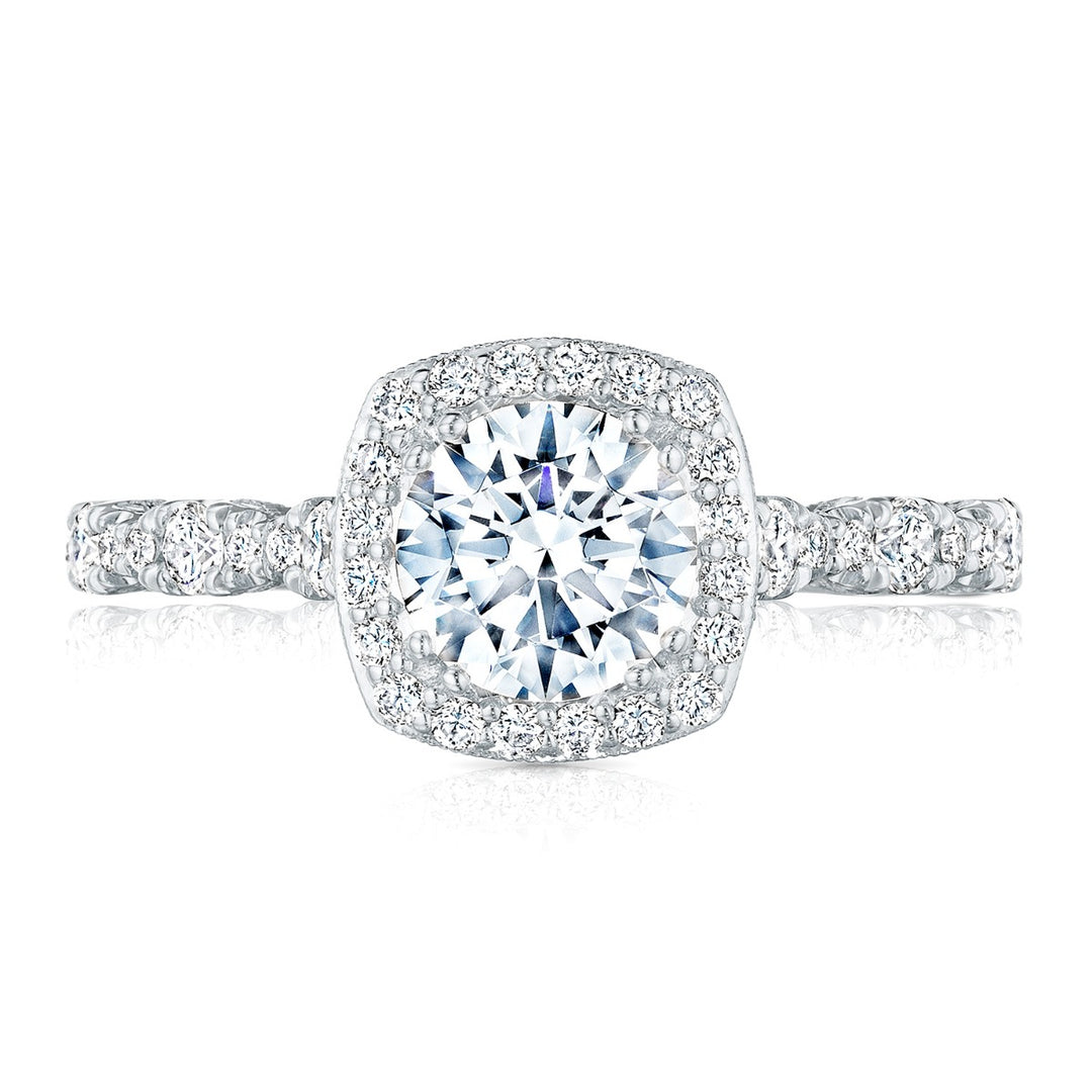 Round Bloom Engagement Ring