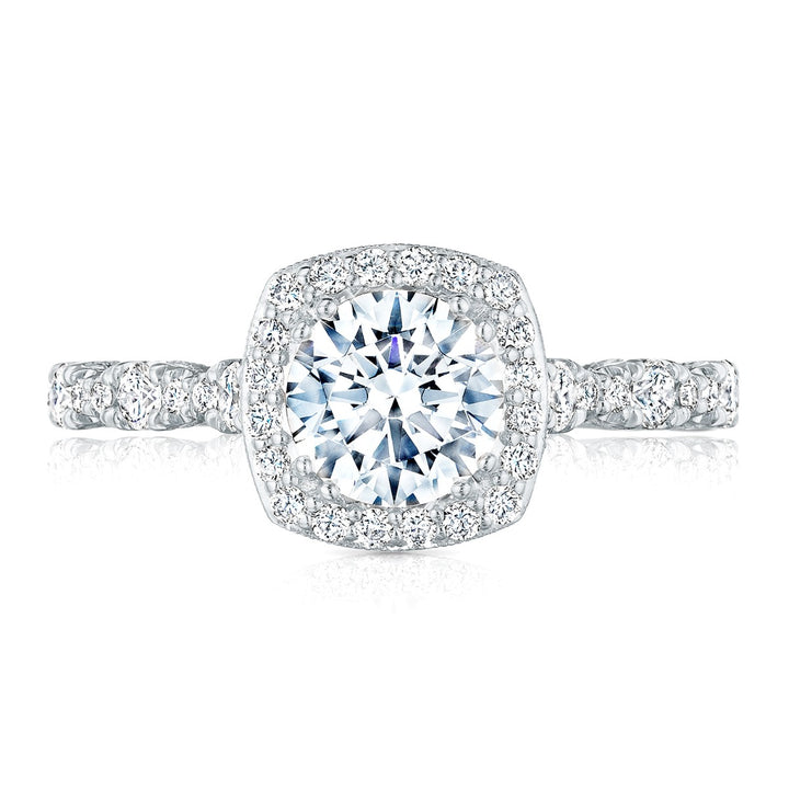 Round Bloom Engagement Ring