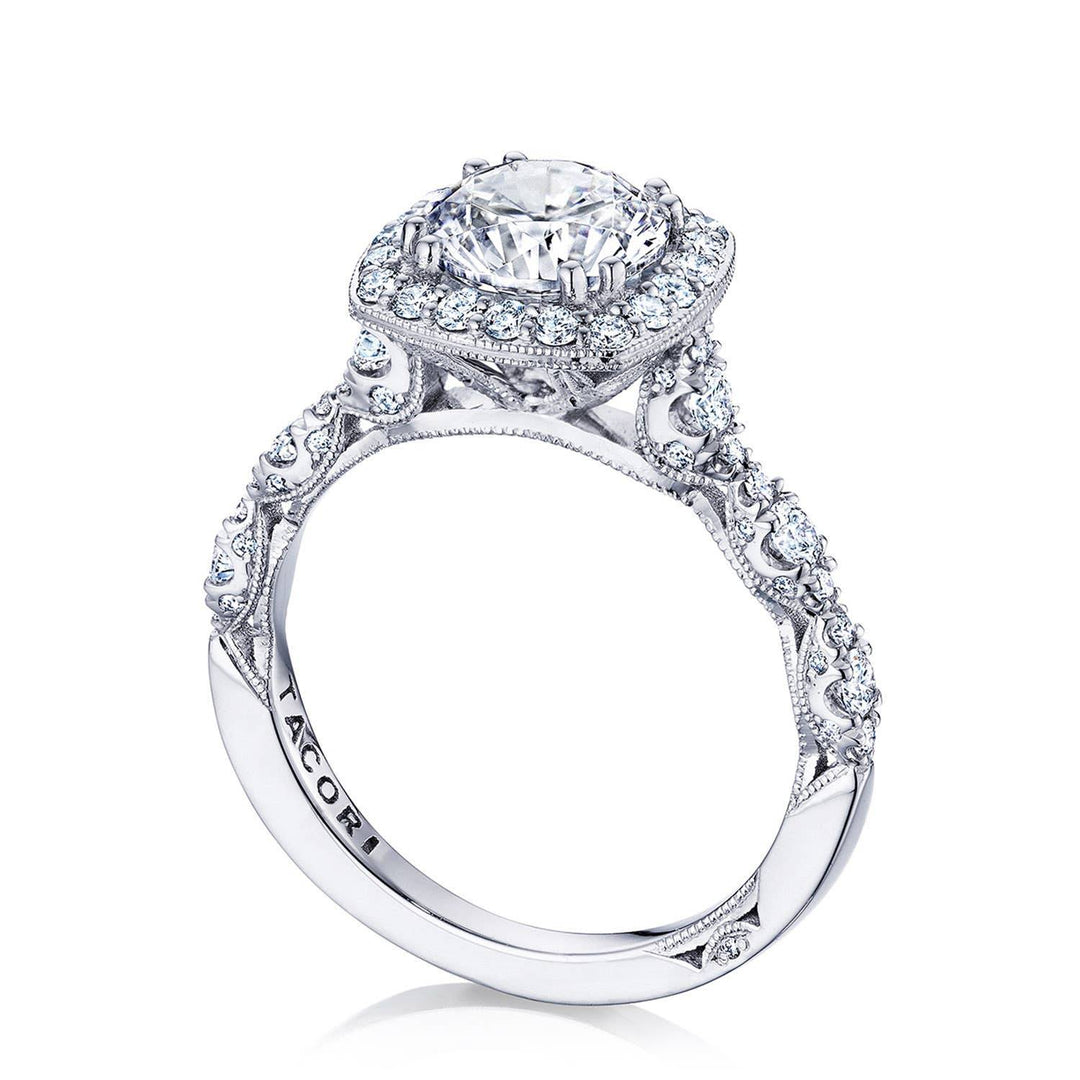Round Bloom Engagement Ring