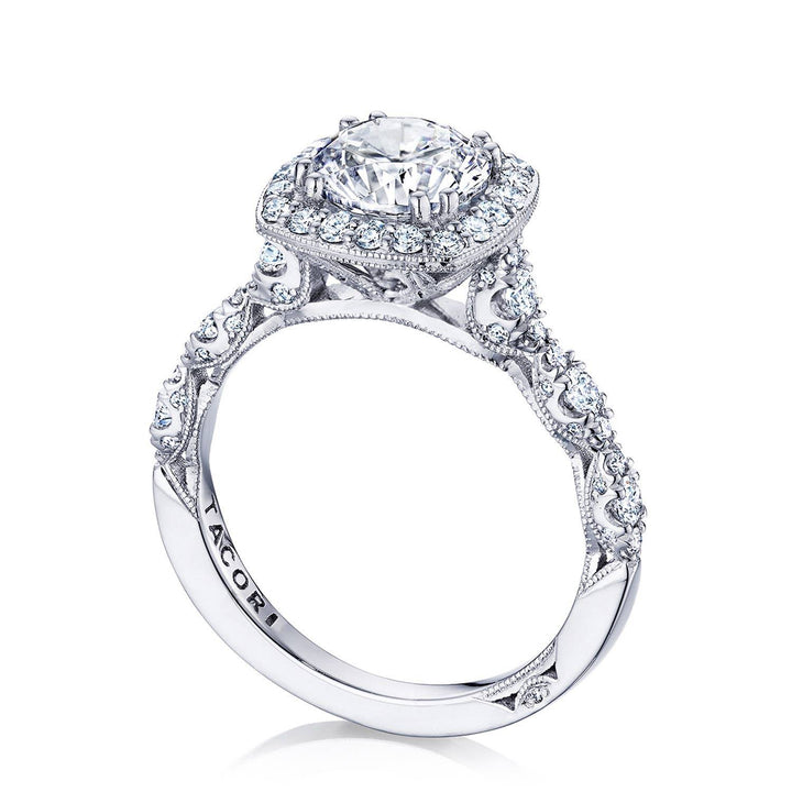 Round Bloom Engagement Ring