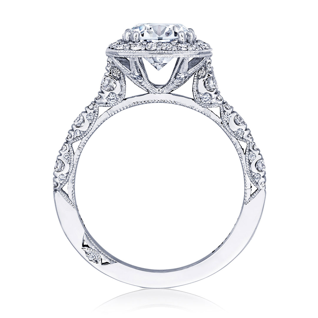 Round Bloom Engagement Ring