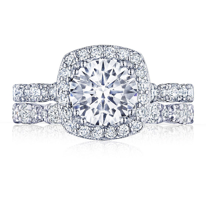 Round Bloom Engagement Ring