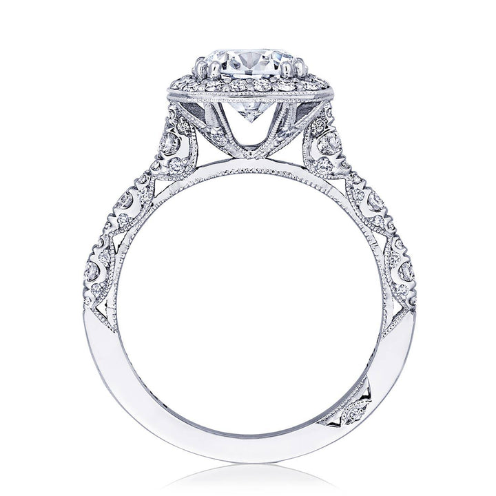 Round Bloom Engagement Ring