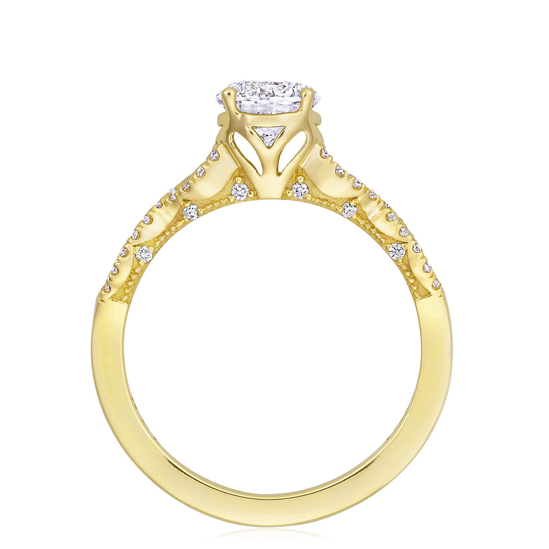 Round Solitaire Engagement Ring