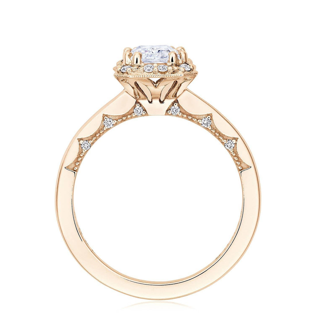 Emerald Bloom Engagement Ring