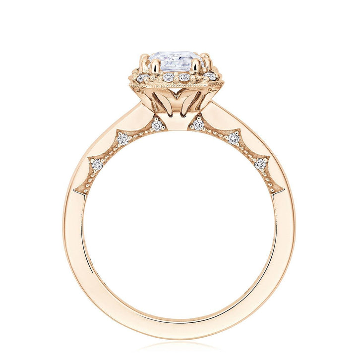 Emerald Bloom Engagement Ring