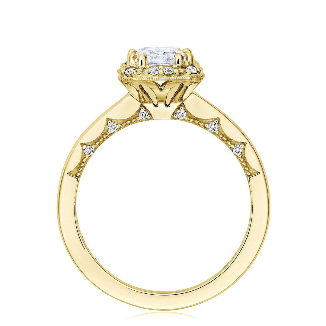 Emerald Bloom Engagement Ring