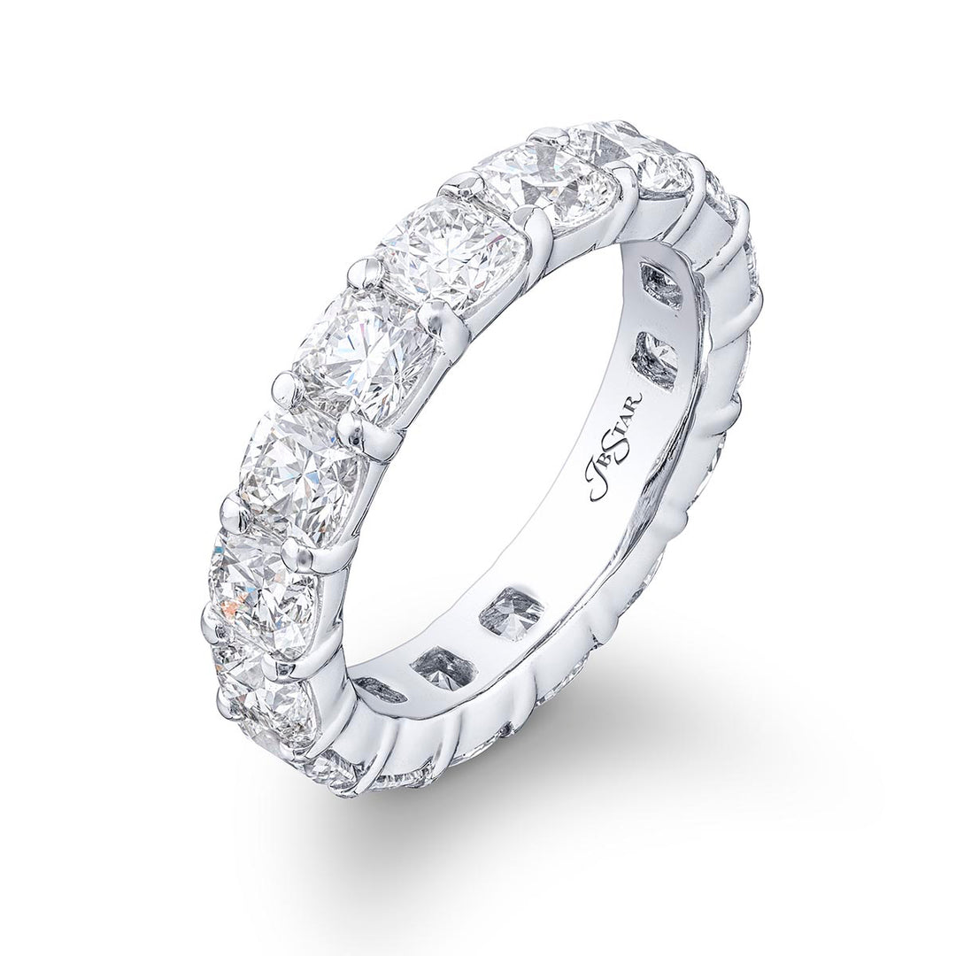 Diamond Eternity Band Cushion-Cut 4.54 ctw. Shared Prong