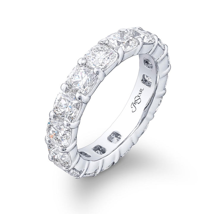 Diamond Eternity Band Cushion-Cut 4.54 ctw. Shared Prong