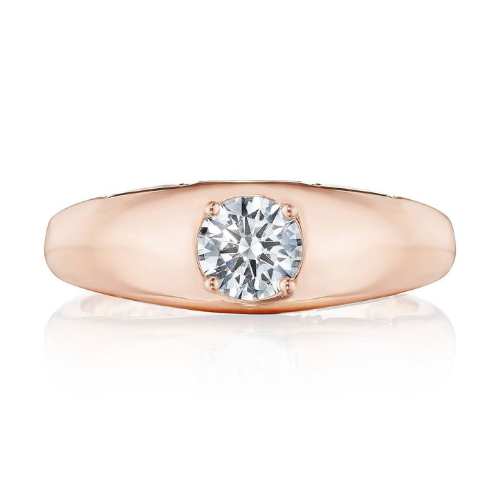 Domed Diamond Ring - 0.52ct