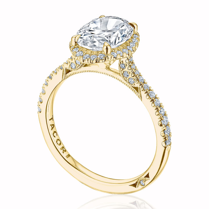 Oval Bloom Engagement Ring