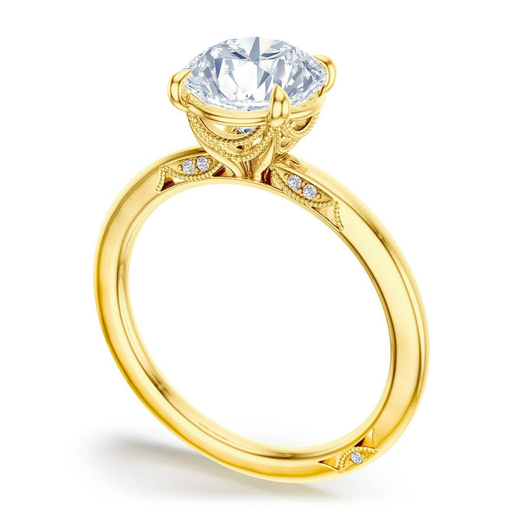 Round Solitaire Engagement Ring