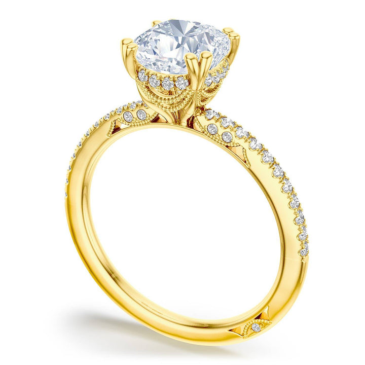Cushion Solitaire Engagement Ring
