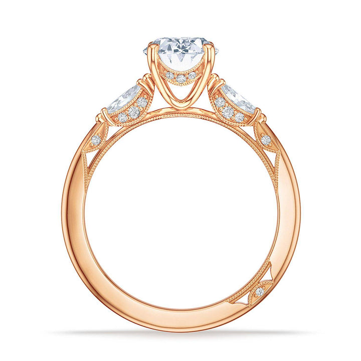 Oval 3-Stone Engagement Ring