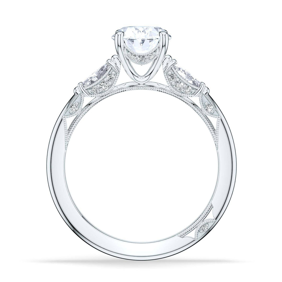 Oval 3-Stone Engagement Ring