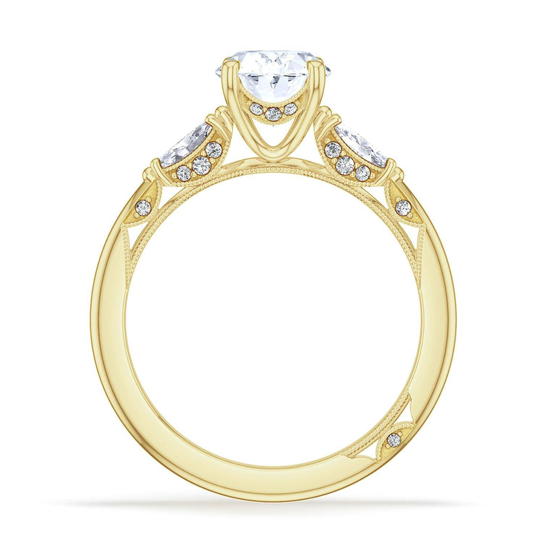 Oval 3-Stone Engagement Ring