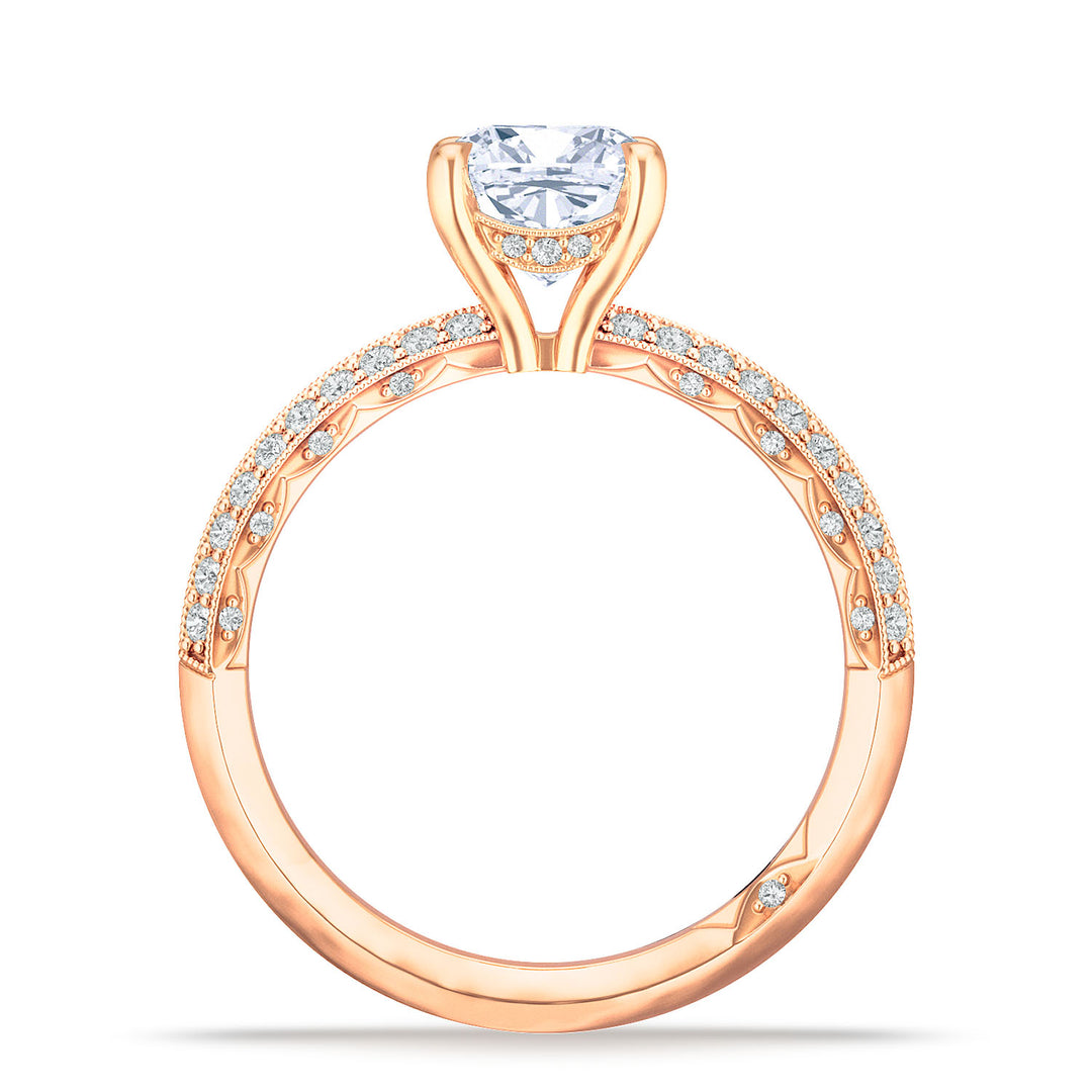 Cushion Solitaire Engagement Ring