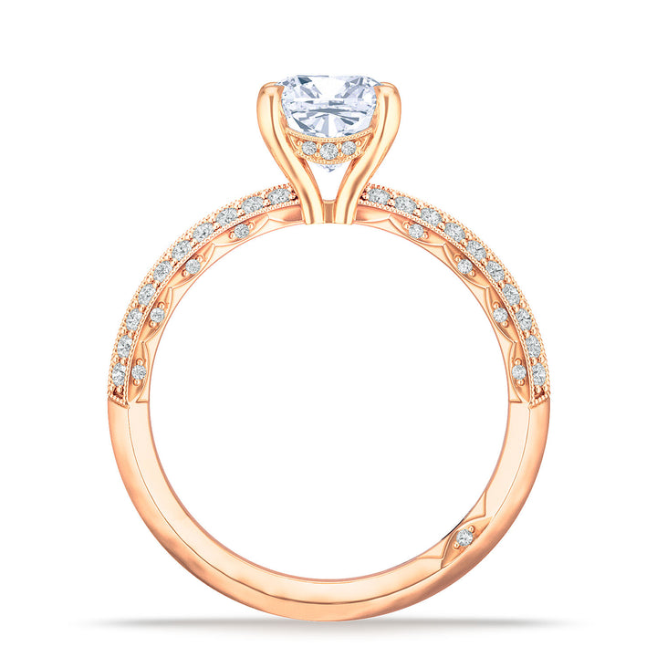 Cushion Solitaire Engagement Ring