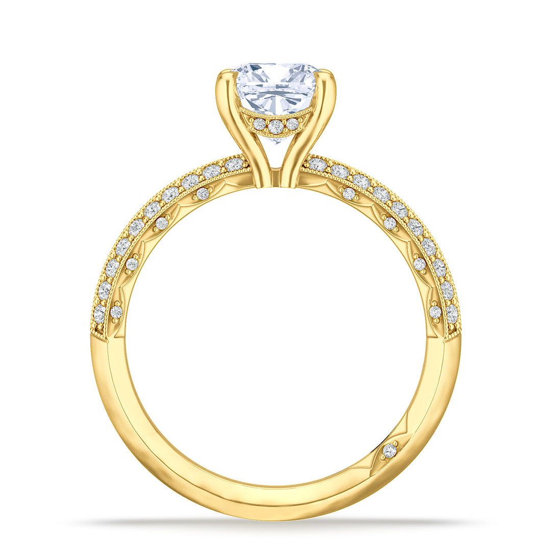 Cushion Solitaire Engagement Ring