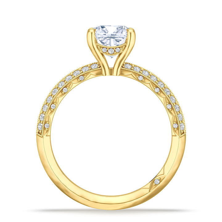 Cushion Solitaire Engagement Ring