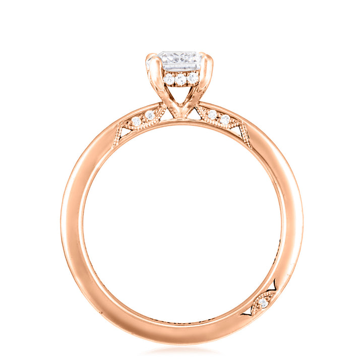 Emerald Solitaire Engagement Ring