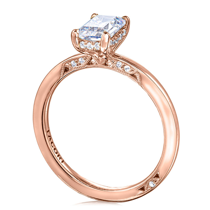 Emerald Solitaire Engagement Ring