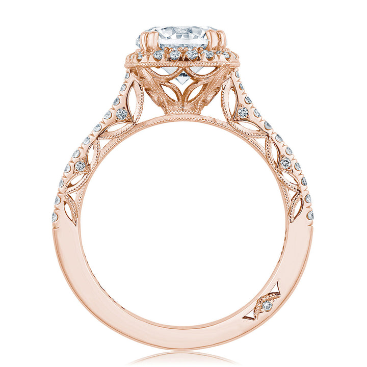 Cushion Bloom Engagement Ring