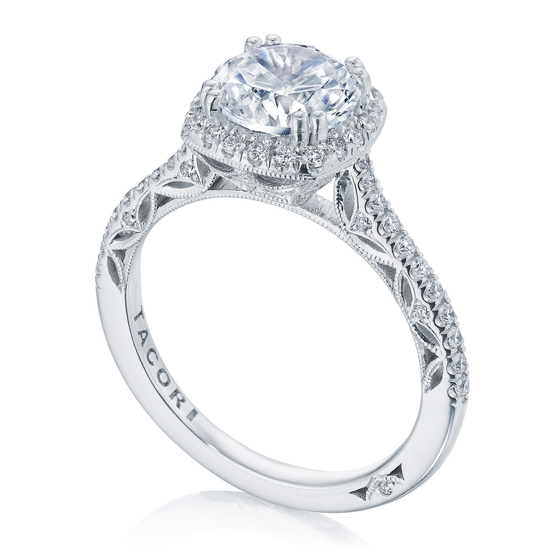 Cushion Bloom Engagement Ring