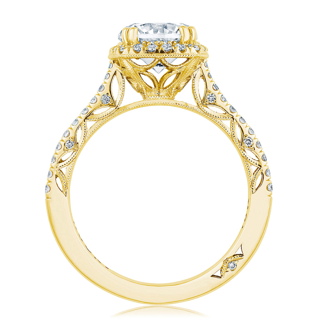 Cushion Bloom Engagement Ring
