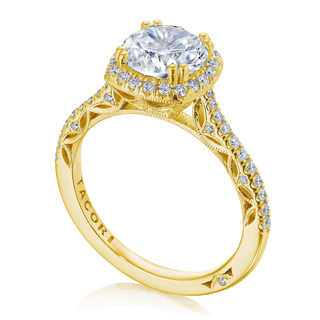 Cushion Bloom Engagement Ring