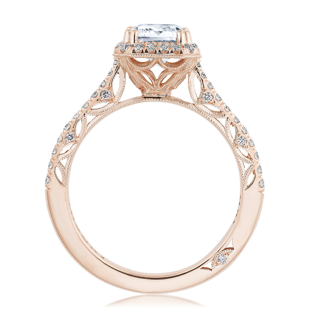 Emerald Bloom Engagement Ring