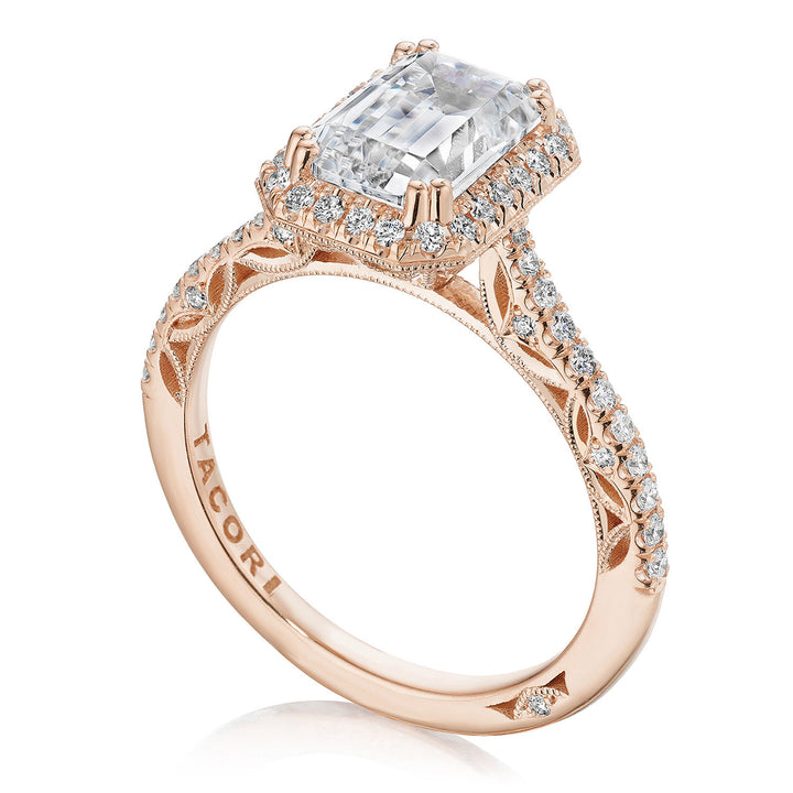 Emerald Bloom Engagement Ring