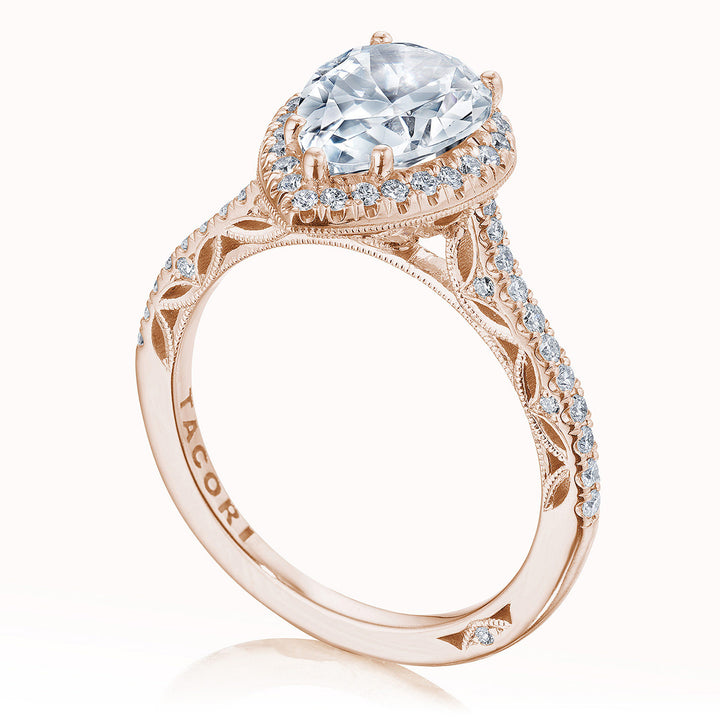 Pear Bloom Engagement Ring