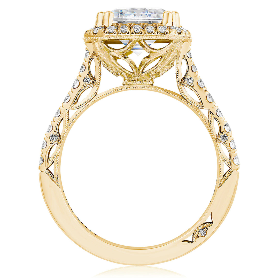 Emerald Bloom Engagement Ring