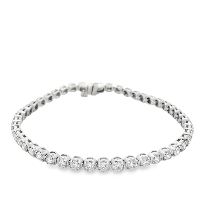 3.96ctw Natural Diamond Tennis Bracelet
