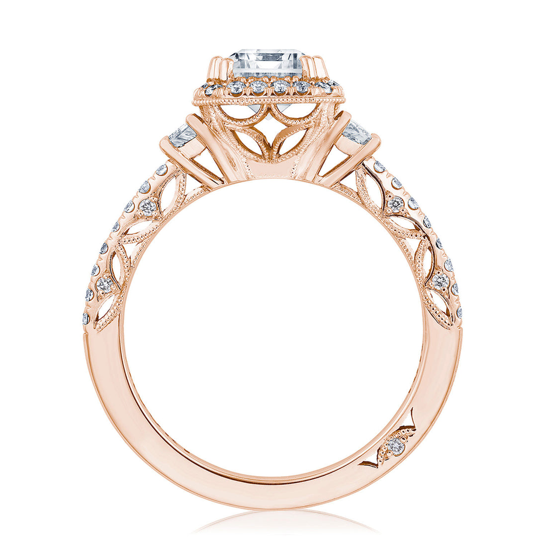 Emerald 3-Stone Engagement Ring