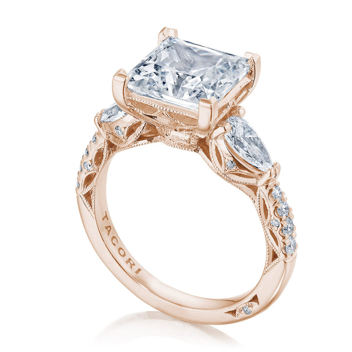 Princess 3-Stone Engagement Ring