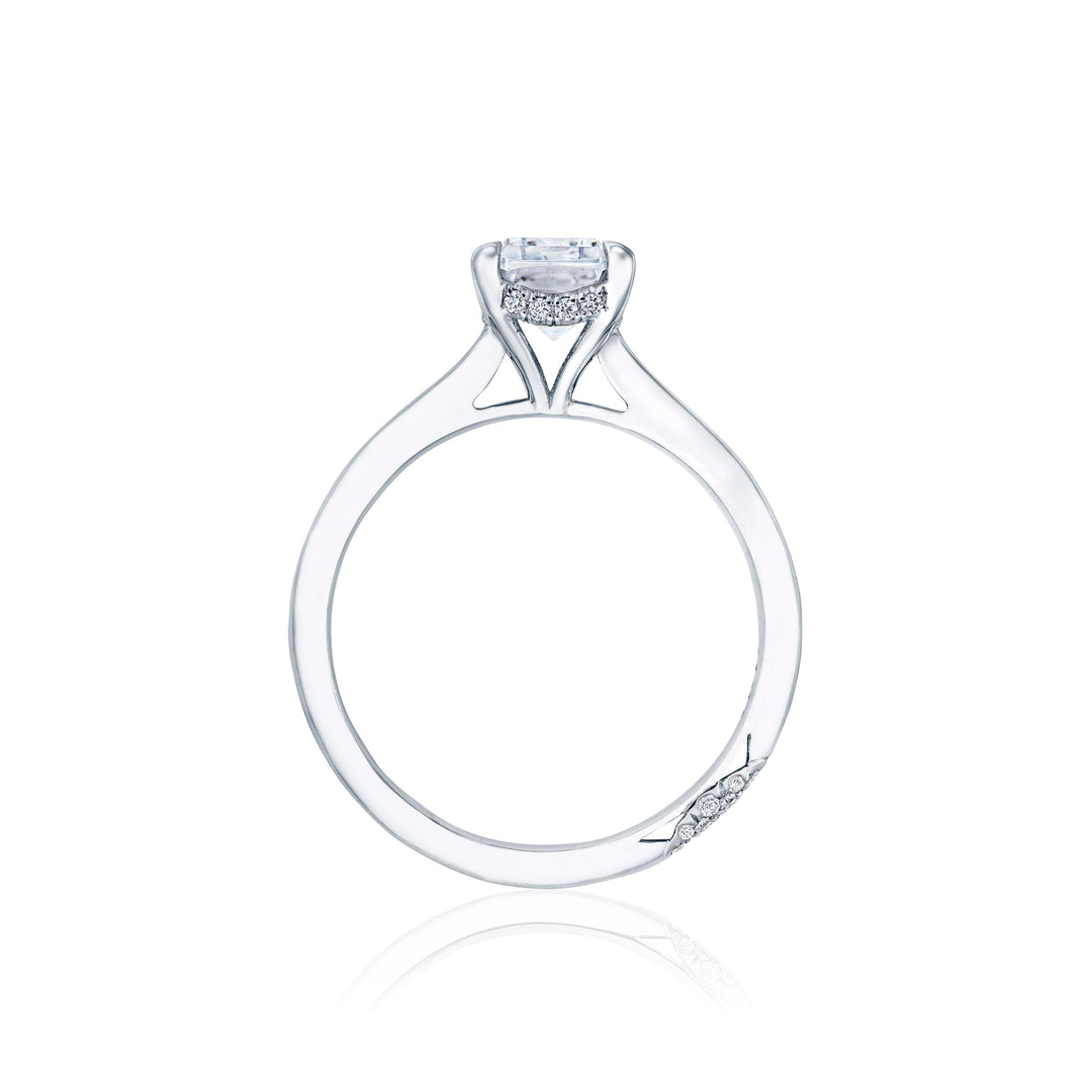 Emerald Solitaire Engagement Ring