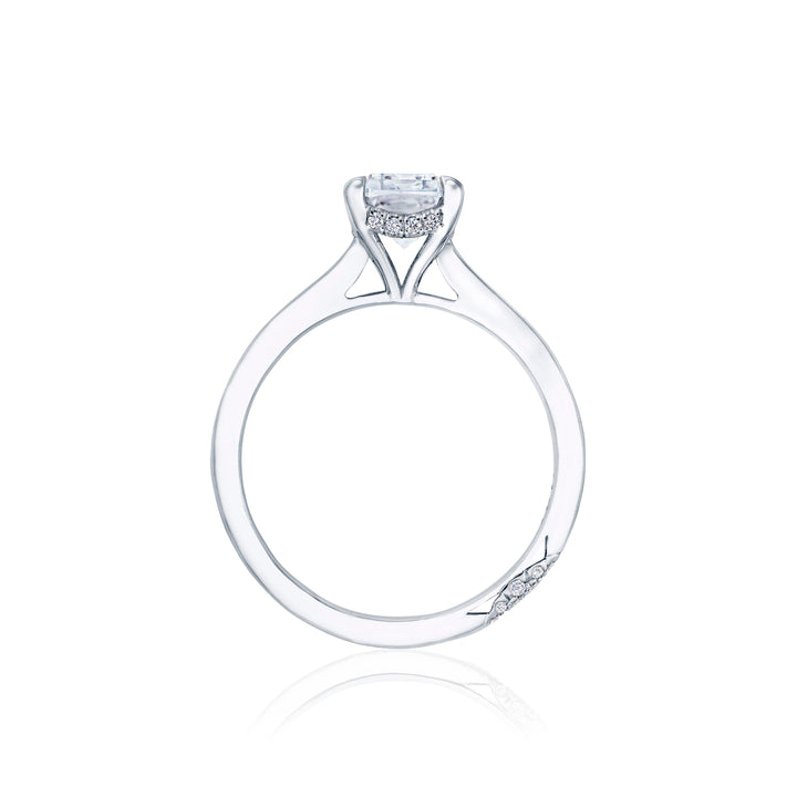Emerald Solitaire Engagement Ring