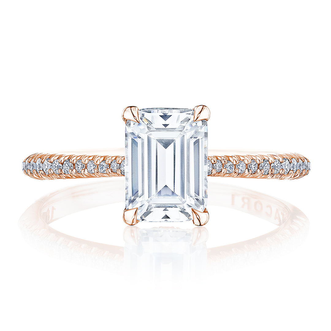 Emerald Solitaire Engagement Ring