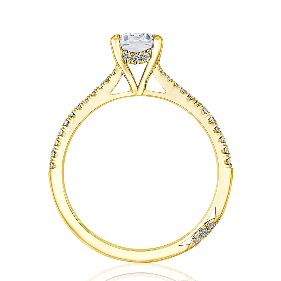 Emerald Solitaire Engagement Ring