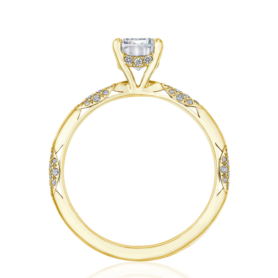 Emerald Solitaire Engagement Ring