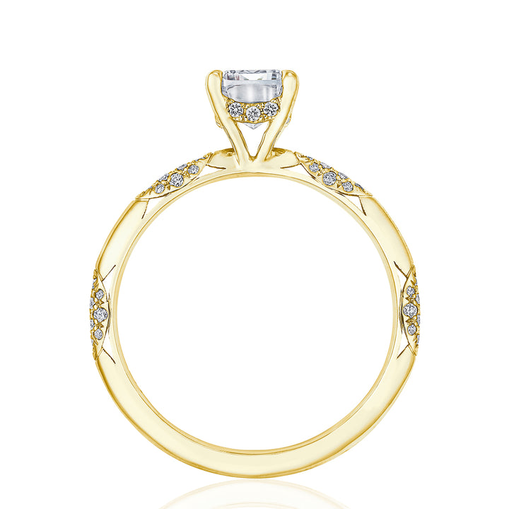 Emerald Solitaire Engagement Ring