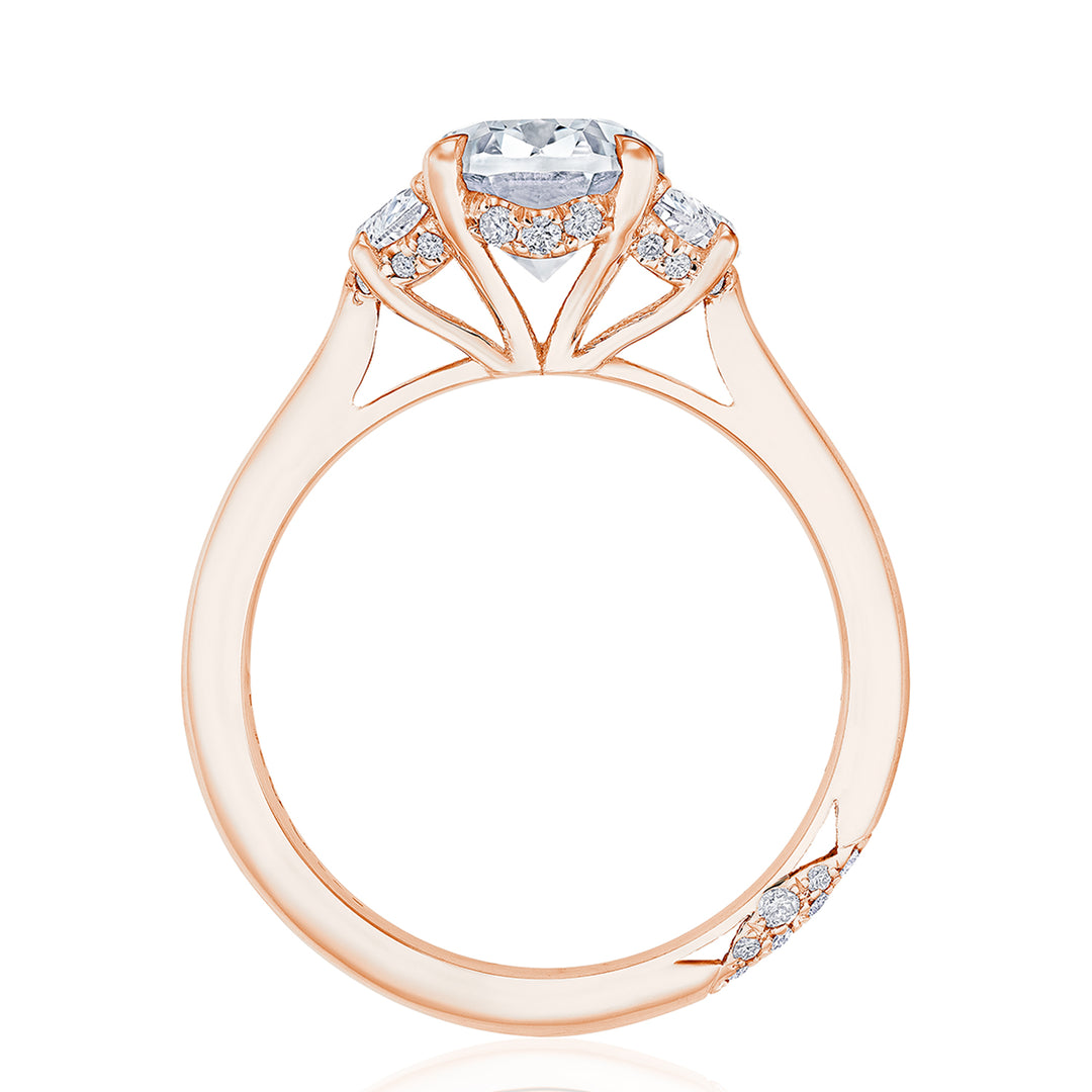 Oval 3-Stone Engagement Ring