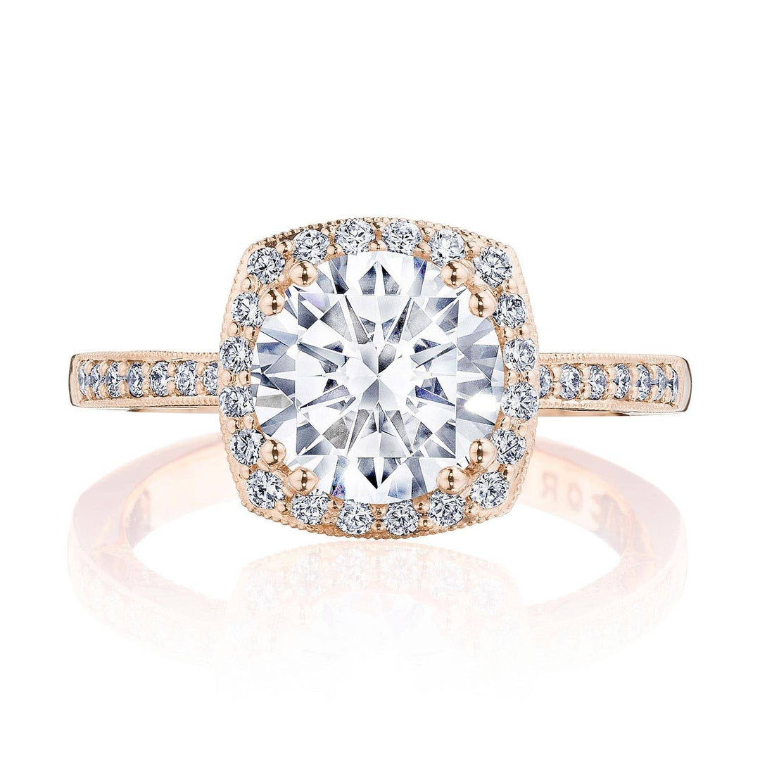 Round Bloom Engagement Ring